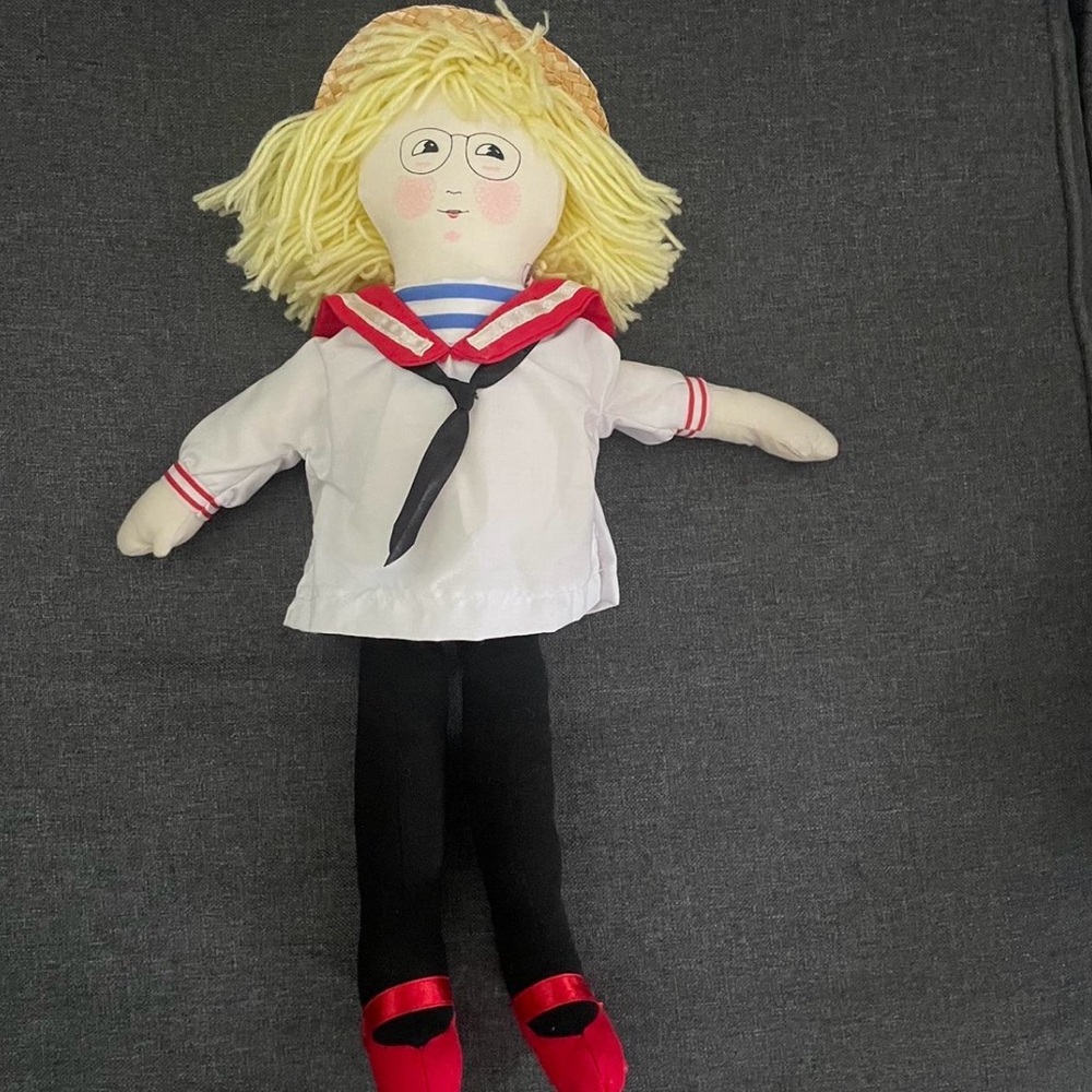 Mary Engelbreit Sailor Doll with Blonde Hair and Red Shoes